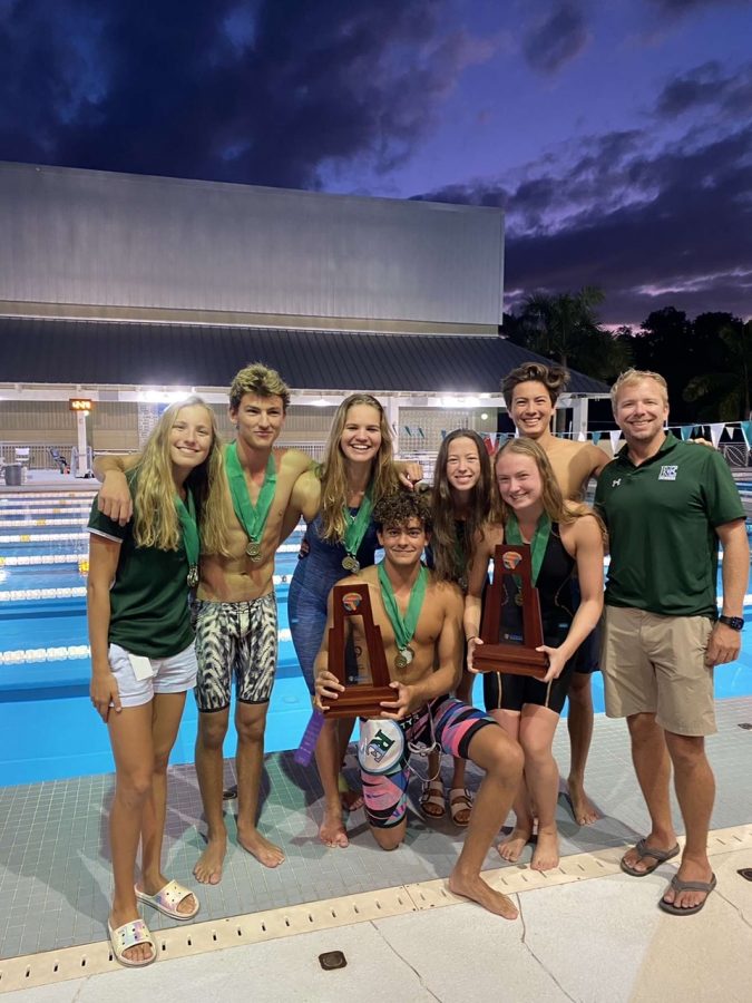 Ransom Everglades sweeps at Miami Swimming Districts
