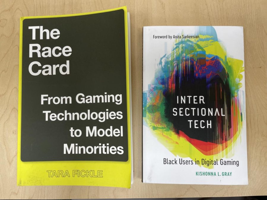 Two recent books on diversity, equity and inclusion in video games: Tara Fickles The Race Card and Kishonna Grays Intersectional Tech