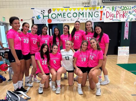 Girls’ Volleyball scores sweeping victory at Dig Pink