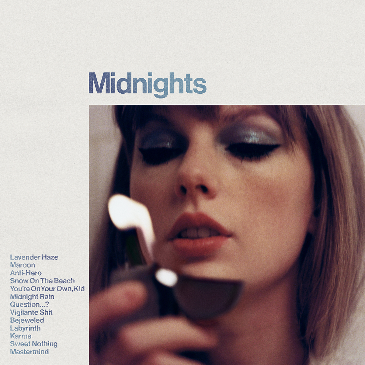 Midnights Album Cover Template