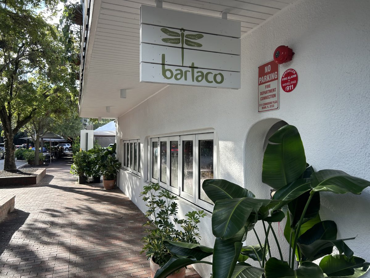 Bartaco's exterior as they prepare for the early lunch rush.